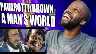 Luciano Pavarotti & James Brown “A Man’s World” Live Performance Reaction