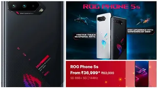 Asus ROG Phone 5s just ₹37k only🔥BEST GAMING MOBILE🔥6.78" AMOLED 144Hz HDR10+ Display🔥6000mAh🔥👇