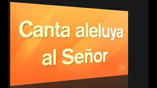 12 - Canta aleluya al Señor (Pista/Letra - Himnario Celebremos su Gloria)