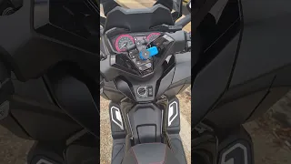 2023 Honda Forza - best method to mount a phone holder on moped - scooter