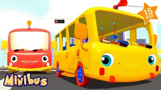 Wheels On The Bus - Bus Nursery Rhymes for Children & Kids Songs | Baby Songs