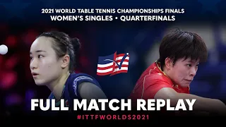 FULL MATCH | ITO Mima (JPN) vs WANG Yidi (CHN) | WS QF | #ITTFWorlds2021