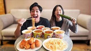 MUKBANG KOREAN FOOD! NO CUT NO EDIT FT. JEROME POLIN