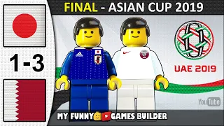 AFC Asian Cup 2019 Final • Japan vs Qatar 1-3 🏆 All Goals Highlights Lego Football (UAE 2019)