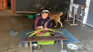 Process of making Lotus Yarn  ( Lotus silk) in Manipur