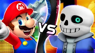MARIO VS SANS! (Nintendo VS Undertale Sprite Animation) | Limit Break: Showdown