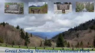 Great Smoky Mountains National Park Ride Through - Scenery - Overlooks - Sights- Points Of Interest