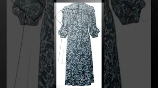 #Burdastyle 3/2023 #dress #details #burda #patterns #бурда