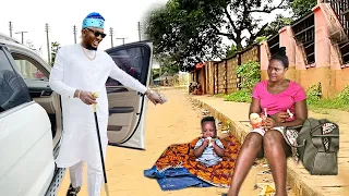 A FORSAKEN Single Mother Met A Rich Man While Begging On The Street  - African Nigeria village Movie