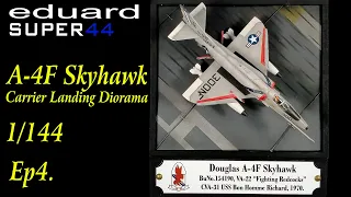 Douglas A-4F Skyhawk - Eduard 1/144 - Carrier Landing Diorama Ep4 The Diorama