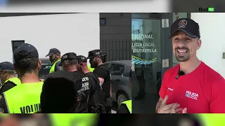 Entrenament de la Policia Local de Ciutadella