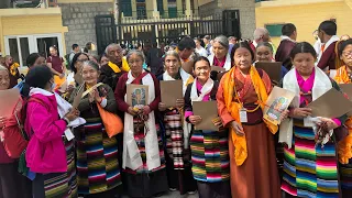 Tsum & Nubri’s 40 seniors traveling to Dharmsala.