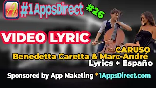 (4K) Lyrics + Español CARUSO - Benedetta Caretta & Marc-André   TEXT (213) 293-5272