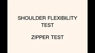 ACTIVITY 13.2 || SHOULDER FLEXIBILITY TEST (ZIPPER TEST)