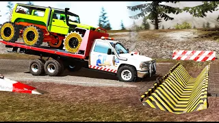 Cars vs Upside Down Speed Bumps #69 | BeamNG.DRIVE