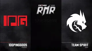 🔴  RU 100PingGods vs Spirit BO3 | StarLadder CIS RMR