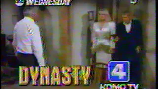 Dynasty Commercial  - Wednesday  - ABC  - Terror Continues -  Bumper (1987)