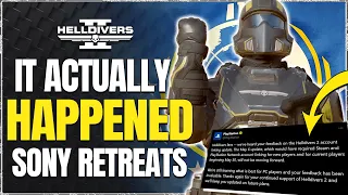 It ACTUALLY WORKED For Helldivers 2! SONY Retreats From PSN Requirement...