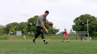 Justin Tucker Kicks With Ravens Fans