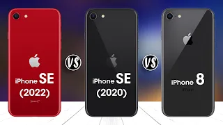 iPhone SE 2022 vs iPhone SE 2020 vs iPhone 8 #AppleEvent