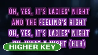 Ladies' Night (Karaoke Higher Key) - Kool And The Gang