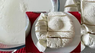Tam yağlı beyaz peynir Evde yapımı çok kolay tarif