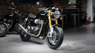 МотоСмотр: Triumph Thruxton RS в черном цвете