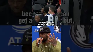 Kyrie spoke about getting a fan ejected from the Mavs-Hornets game