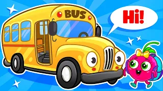 The Wheels On The Bus Go Round And Round Song 🚌😍II+ More Kids Songs & Nursery Rhymes by VocaVoca🥑