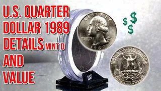 1989 D Quarter Dollar | Worth Money | How Much Is It Worth ?