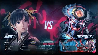 lingsj (xiaoyu) VS eyemusician (yoshimitsu) - Tekken 8 Rank Match