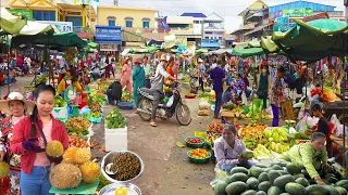 Cambodian Countryside Market Food Tour @ Takeo Province - Routine Food & Lifestyle