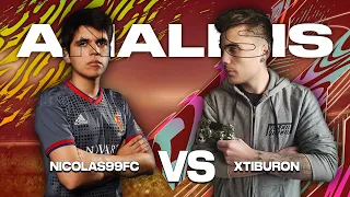 JUEGO VS NICOLAS99FC EN FUT CHAMPIONS! ANALISIS DEL PARTIDO - FIFA 21 - xTiburon