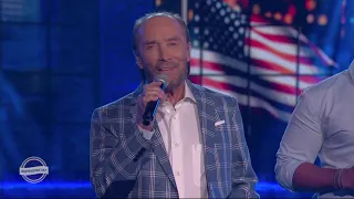 Lee Greenwood performs, God Bless the USA on Huckabee as part of the 4th of July Special.