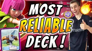MY FAVORITE DECK IN CLASH ROYALE! 2.9 Xbow Deck!