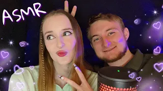 АСМР с моим МУЖЕМ❤️/ASMR my husband tries asmr👩🏼‍❤️‍💋‍👨🏼