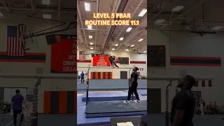 Level 5 Men's Gymnastics - Parallel Bars Routine that Scored 11.1.