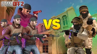 4 НУБА vs 2 ЮТУБЕРА в STANDOFF 2