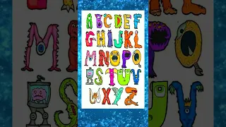 Alphabet Lore ❤️ Alphabet Song 🎵 #shorts #alphabetlore