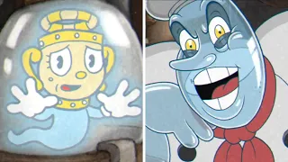Cuphead DLC - Final Boss with Cuphead + Captured Ms Chalice Ending