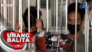 Dalawang magkaibigan, arestado matapos maaktuhan ng mga tanod na ninanakaw ang isang tricycle | UB
