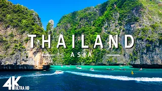 FLYING OVER THAILAND (4K UHD)- Relaxing Music Along With Beautiful Nature Videos - 4K Video Ultra HD