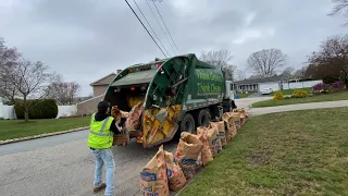 The first yard waste collection of 2020