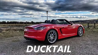 Fitting a Spyder/GT4 Ducktail spoiler on my Porsche 981 Boxster (Cayman)