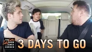 One Direction Carpool Karaoke: 3 Days to Go