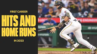 Every Rookie's First Career Hit and Home Run in 2023 | Pittsburgh Pirates