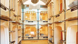 Back to the 80's !? The World's First Capsule Hotel ! "Capsule in Osaka"