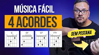 ✅ Música SEM PESTANA! Para INICIANTES no violão! CABECINHA NO OMBRO.