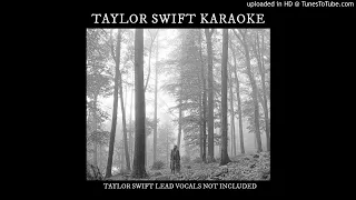 Taylro Swift - my tears ricochet (Karaoke Version)