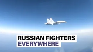 U.S. and European jets in close Russian encounters